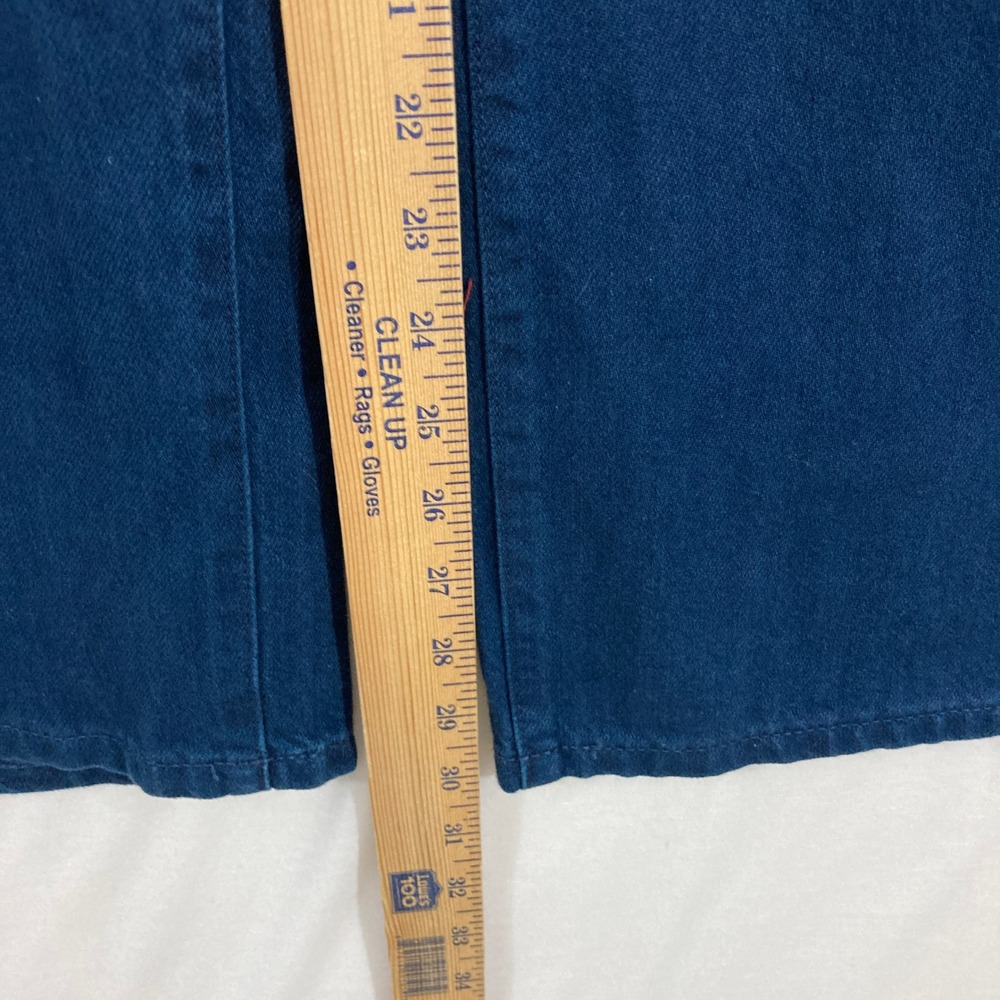 Wide Leg Dark Blue Women's Jeans - Picture 7 of 11